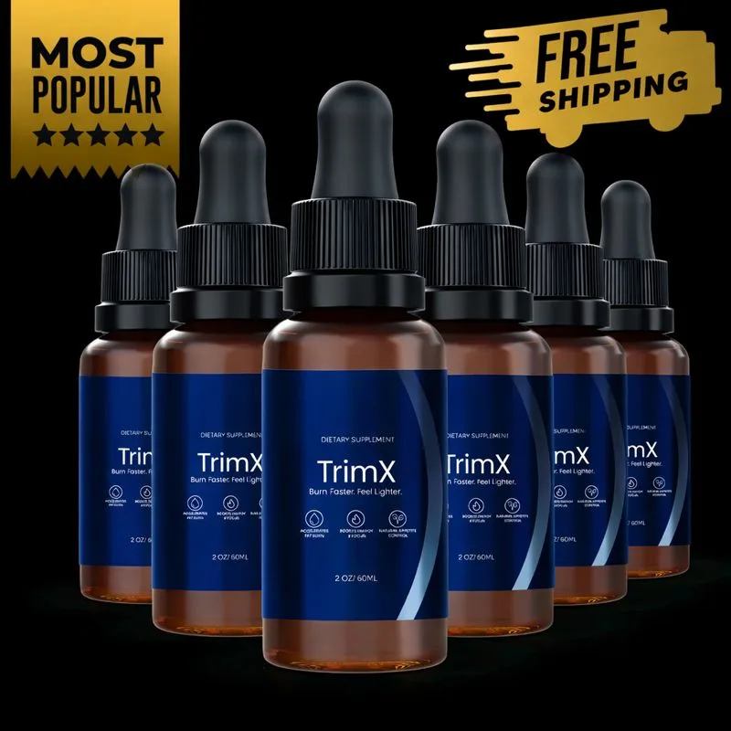 TrimX Natural Weight Loss Ingredients - 6 Bottle Package